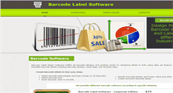 Desktop Screenshot of barcodelabelsoftware.net